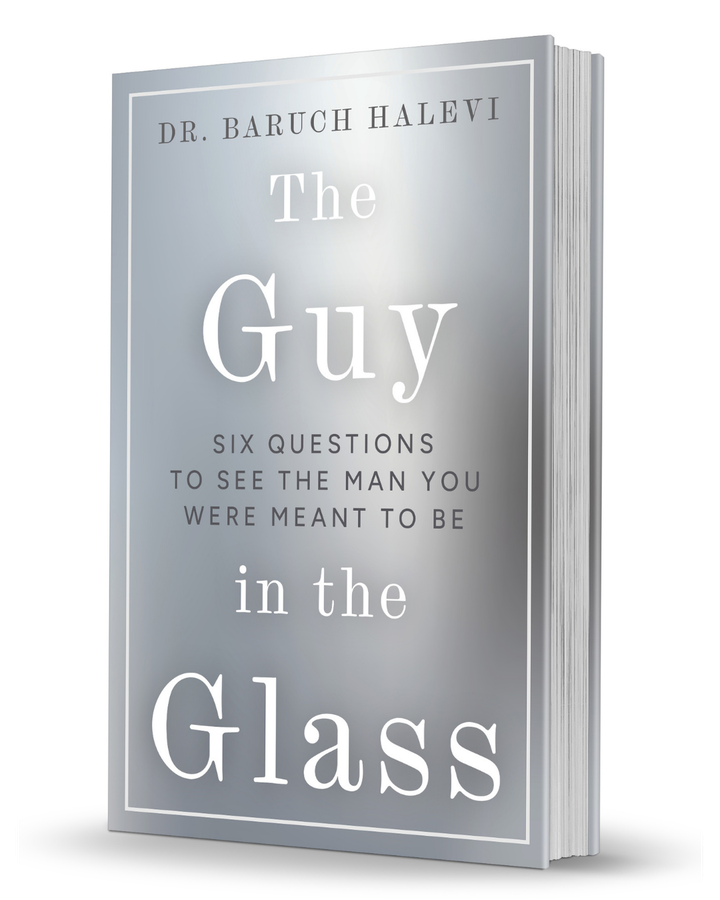 The Guy in the Glass by Dr. Baruch HaLevi, book cover